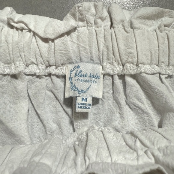 Francesca’s Blue Rain Kenya Eyelet Trim Soft Shorts - Picture 5 of 6